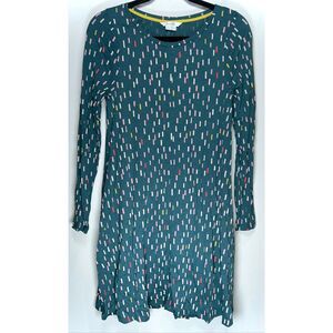 Boden | Dresses | Boden Brown And White Fit Flare Mini Dress | Poshmark